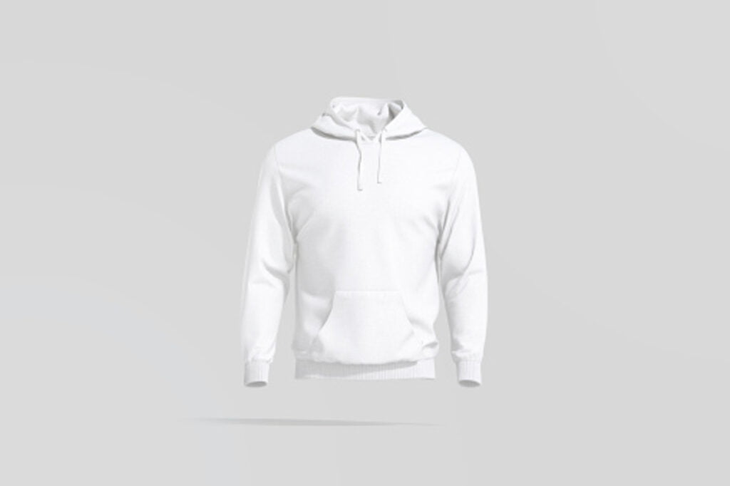 white hoodie