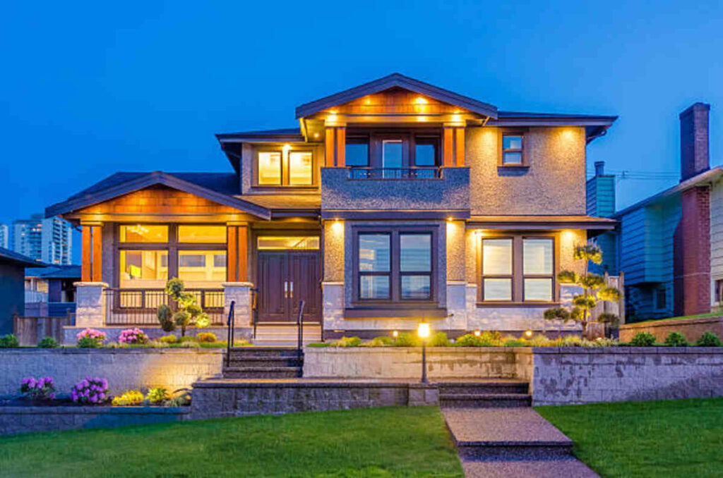 exterior facade lighting